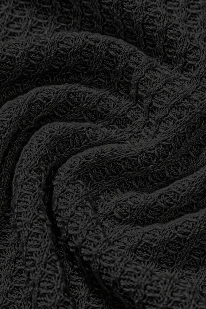 Camisa Polo de Punto Waffle para Hombre