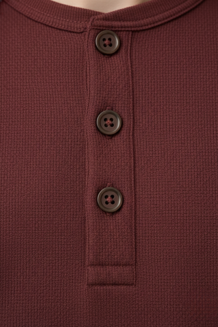 T-shirt Henley pour homme