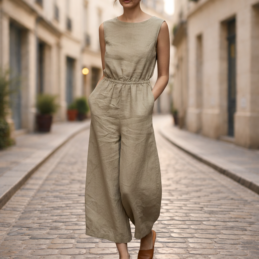 Combinaison longue ample pour femme décontractée