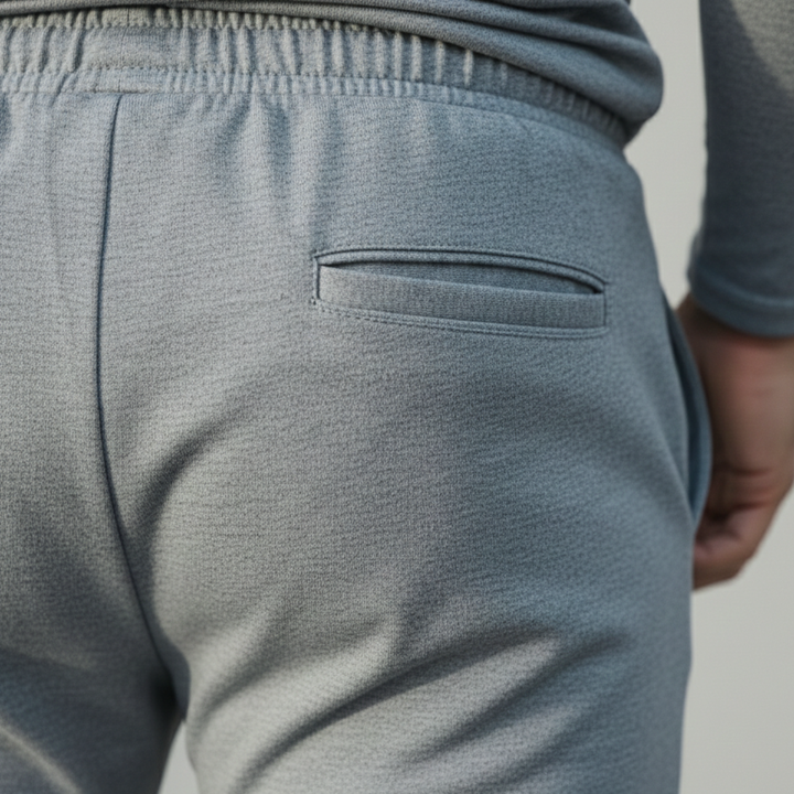 Mens tracksuit set slim fit long sleeve jogger pants