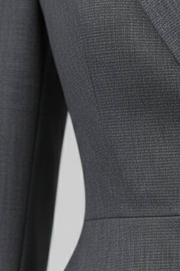 Robe blazer midi pour femme à manches longues avec boutons sur le devant