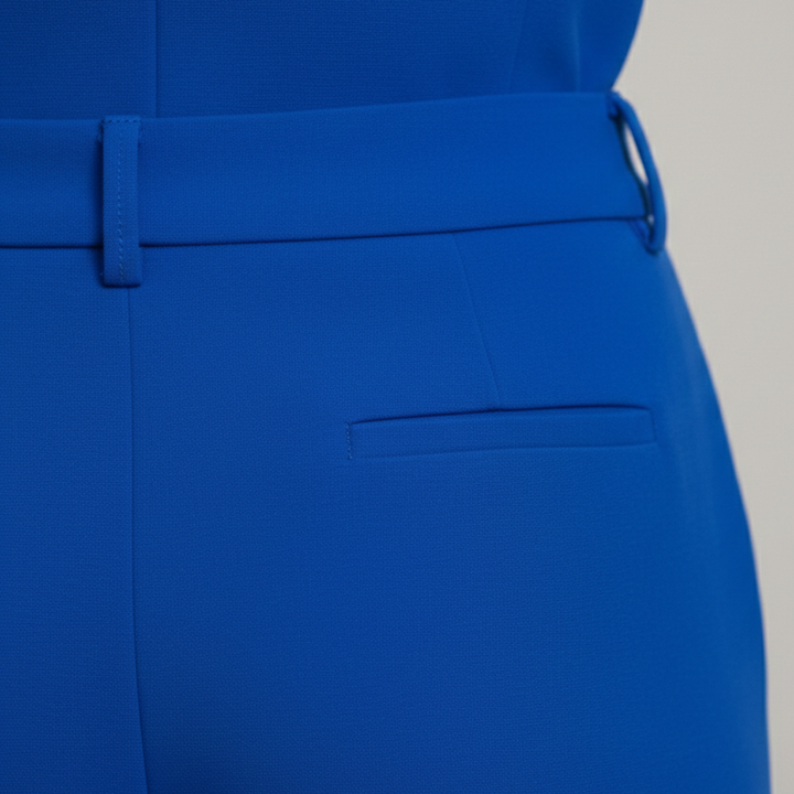 Womens Suit Set tailored Blazer Wide Leg Trousers