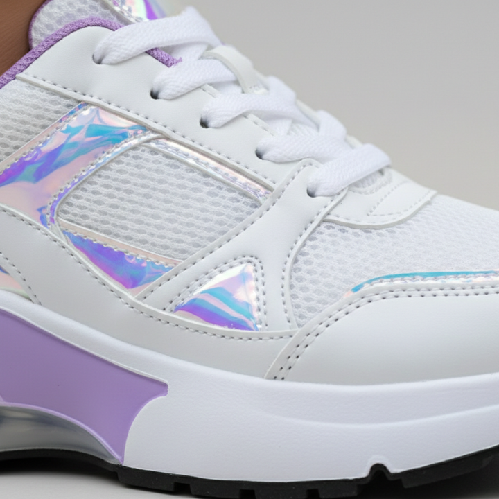 Chaussures orthopédiques à lacets semelle amortissante pour femmes