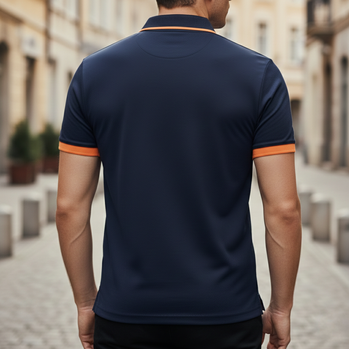 Camisa Polo para Hombre de Manga Corta Ajuste Deportivo