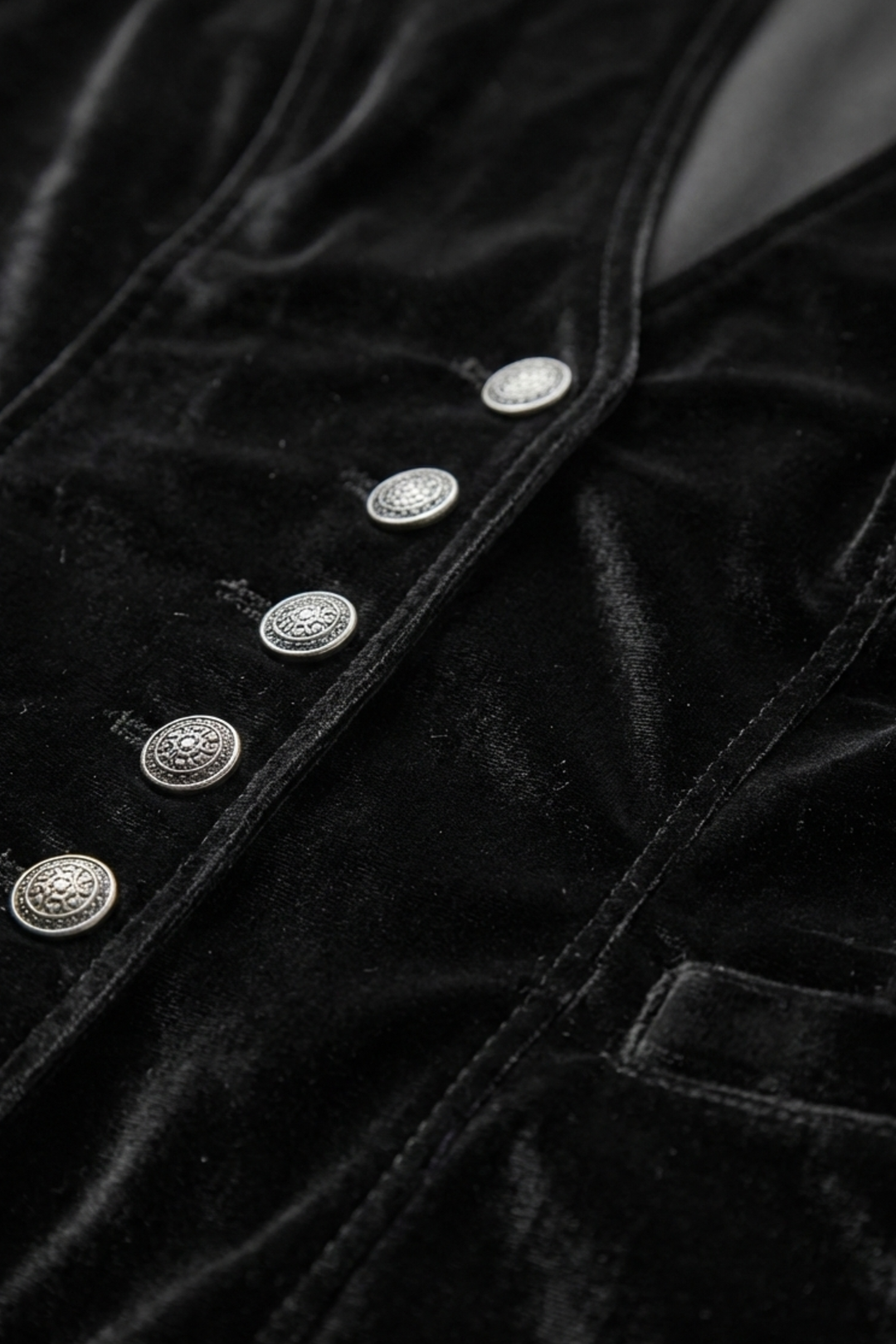 Haut sans manches pour femme à boutons sur le devant