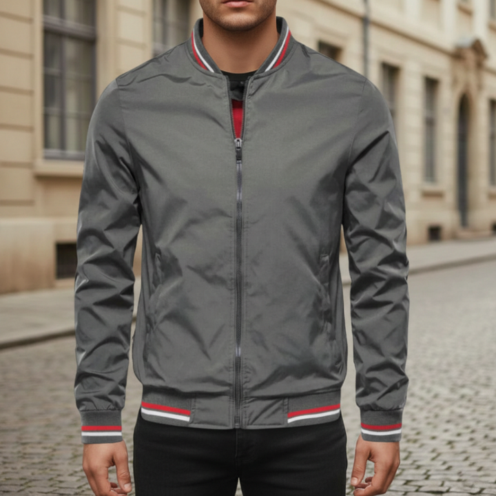 Bomber Jacket Zip Front Lightweight Men