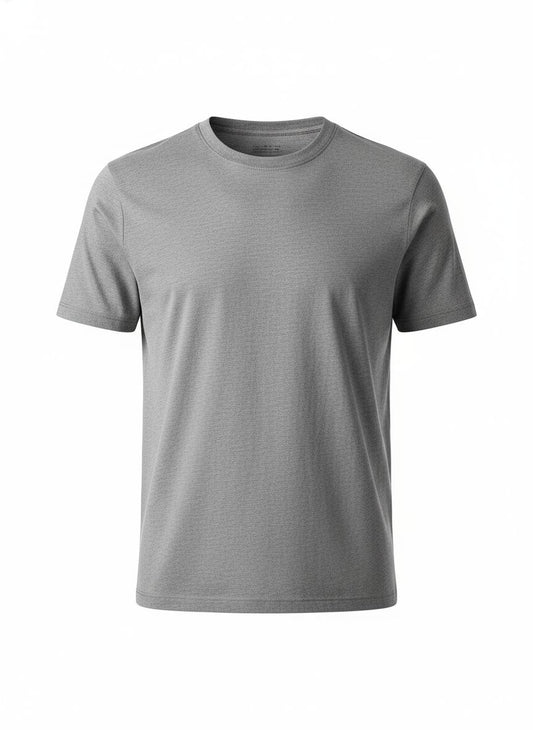 Gray Men's Crew Neck T-Shirt